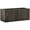 Maison Exclusive - Lit surélevé gris foncé 74x32x30 cm bois de pin massif