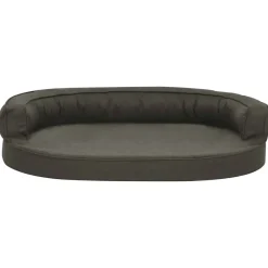 Maison Exclusive Niches, Paniers Et Transports | - Matelas de lit ergonomique pour chien 75x53 cm aspect de lin