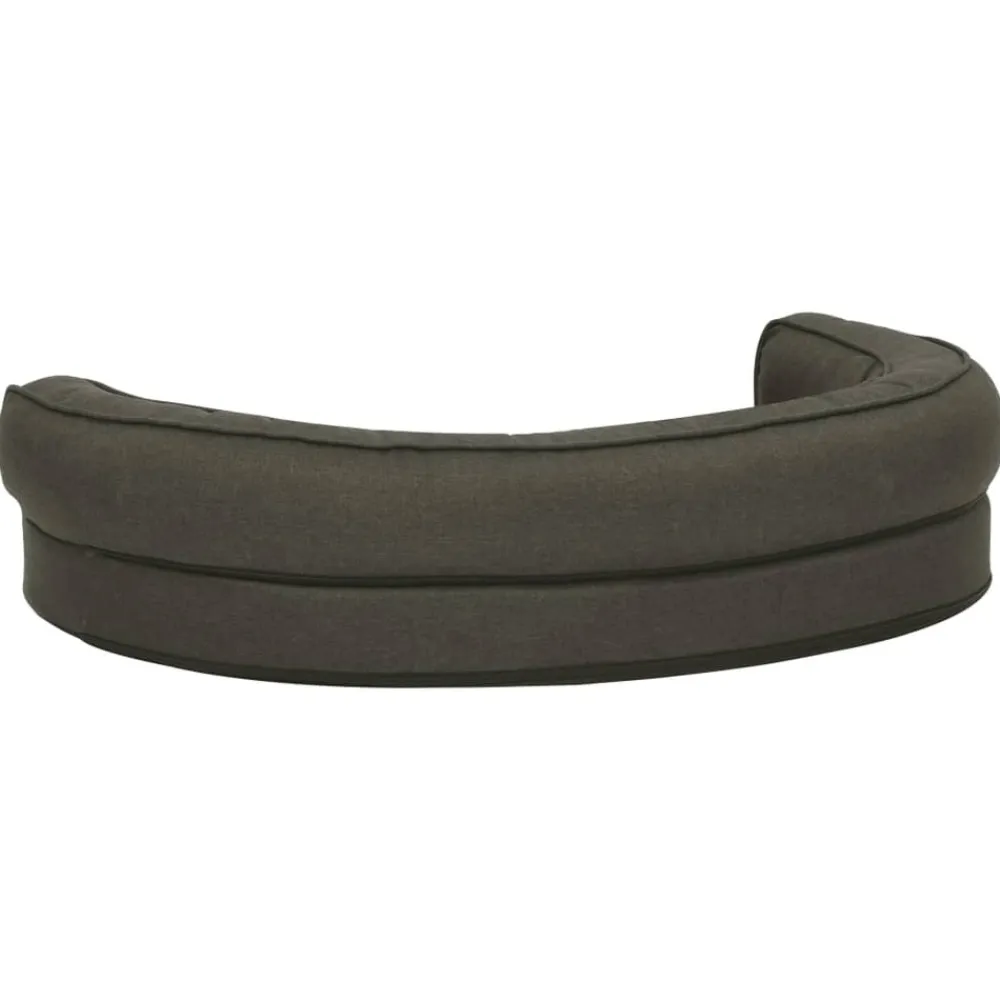 Maison Exclusive Niches, Paniers Et Transports | - Matelas de lit ergonomique pour chien 75x53 cm aspect de lin