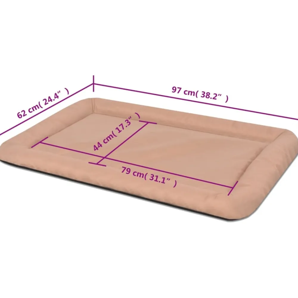 Maison Exclusive - Matelas pour chiens taille xxl beige New