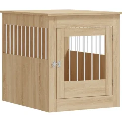 Maison Exclusive - Meuble de cage pour chiens chêne sonoma 64,5x80x71 cm Best