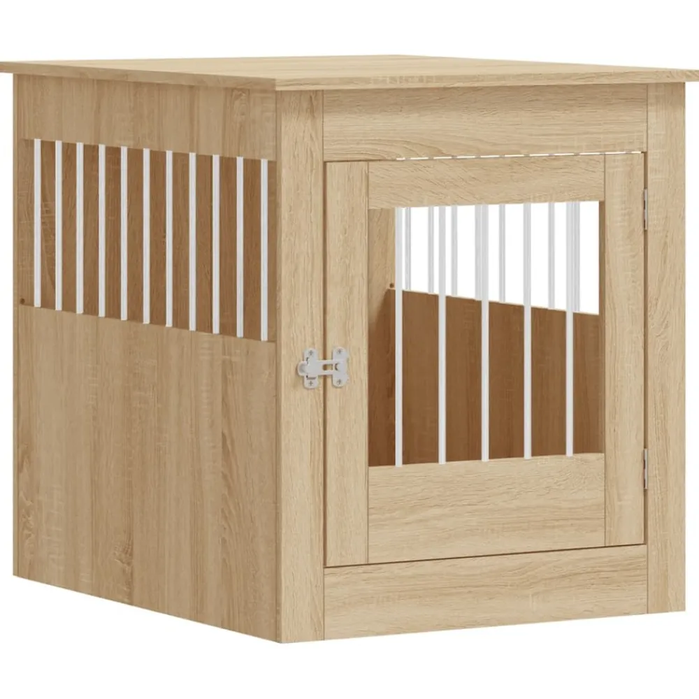 Maison Exclusive - Meuble de cage pour chiens chêne sonoma 64,5x80x71 cm Best