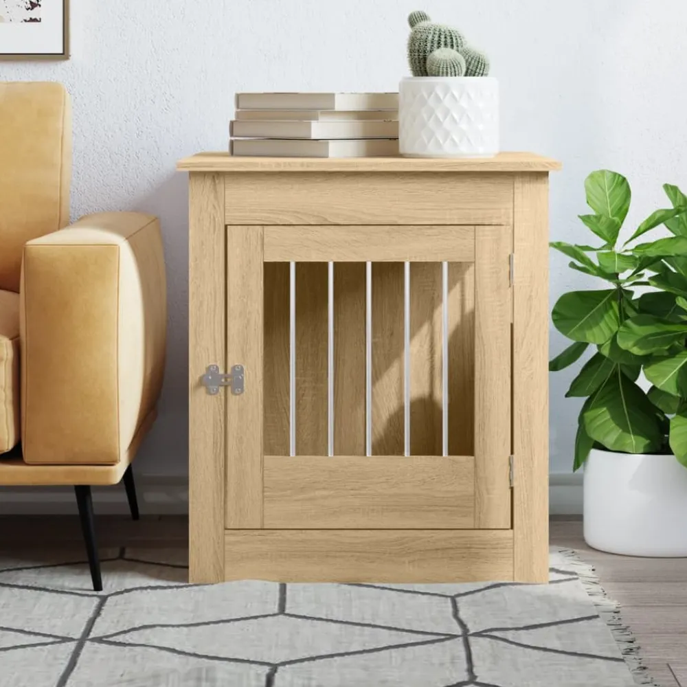 Maison Exclusive - Meuble de cage pour chiens chêne sonoma 64,5x80x71 cm Best