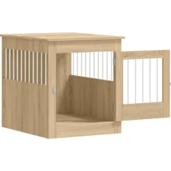 Maison Exclusive - Meuble de cage pour chiens chêne sonoma 64,5x80x71 cm Best