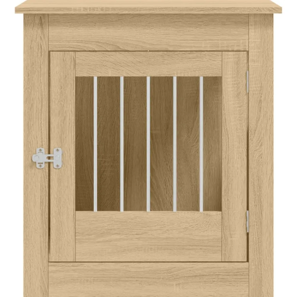 Maison Exclusive - Meuble de cage pour chiens chêne sonoma 64,5x80x71 cm Best