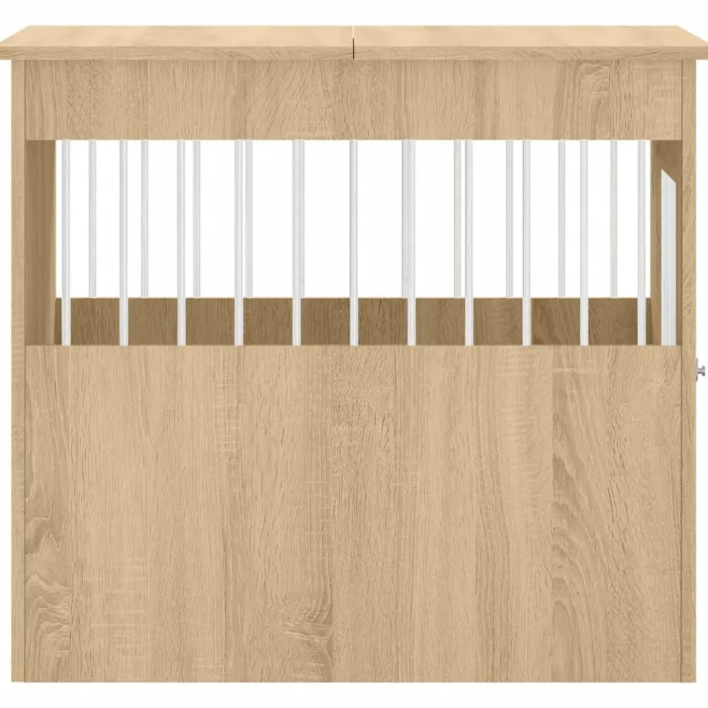 Maison Exclusive - Meuble de cage pour chiens chêne sonoma 64,5x80x71 cm Best