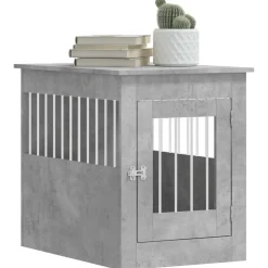 Maison Exclusive - Meuble de cage pour chiens gris béton 55x80x68 cm Sale