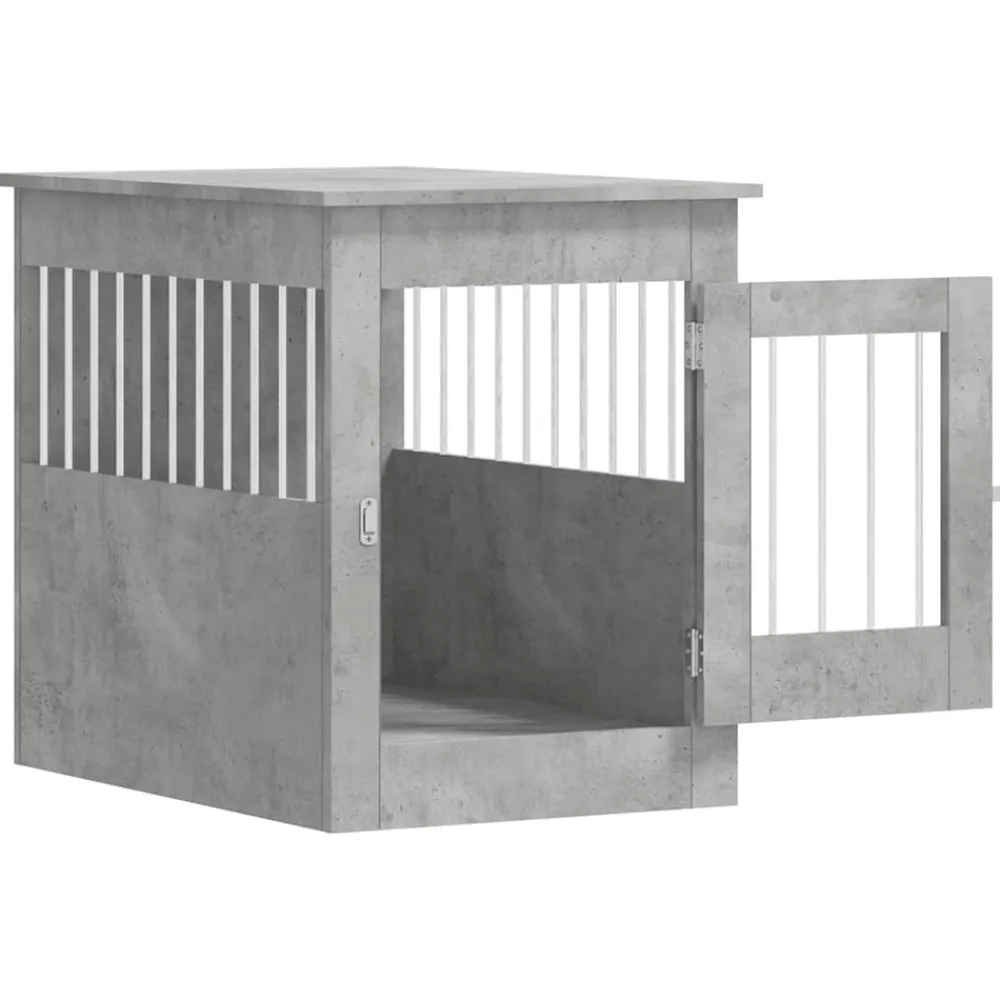 Maison Exclusive - Meuble de cage pour chiens gris béton 55x80x68 cm Sale