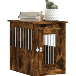 Maison Exclusive - Meuble de cage pour chiens chêne fumé 45x62x59 cm Best