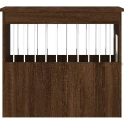 Maison Exclusive - Meuble de cage pour chiens chêne marron 55x75x65 cm Best