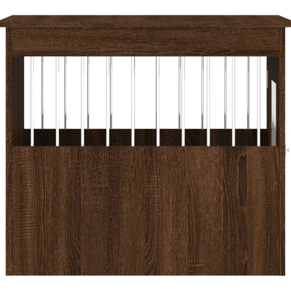 Maison Exclusive - Meuble de cage pour chiens chêne marron 55x75x65 cm Best