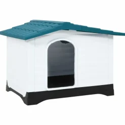 Maison Exclusive - Niche pour chien bleu 90,5x68x66 cm polypropylène Hot