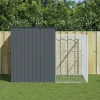 Maison Exclusive - Niche pour chien avec cour anthracite 214x253x181 cm Discount