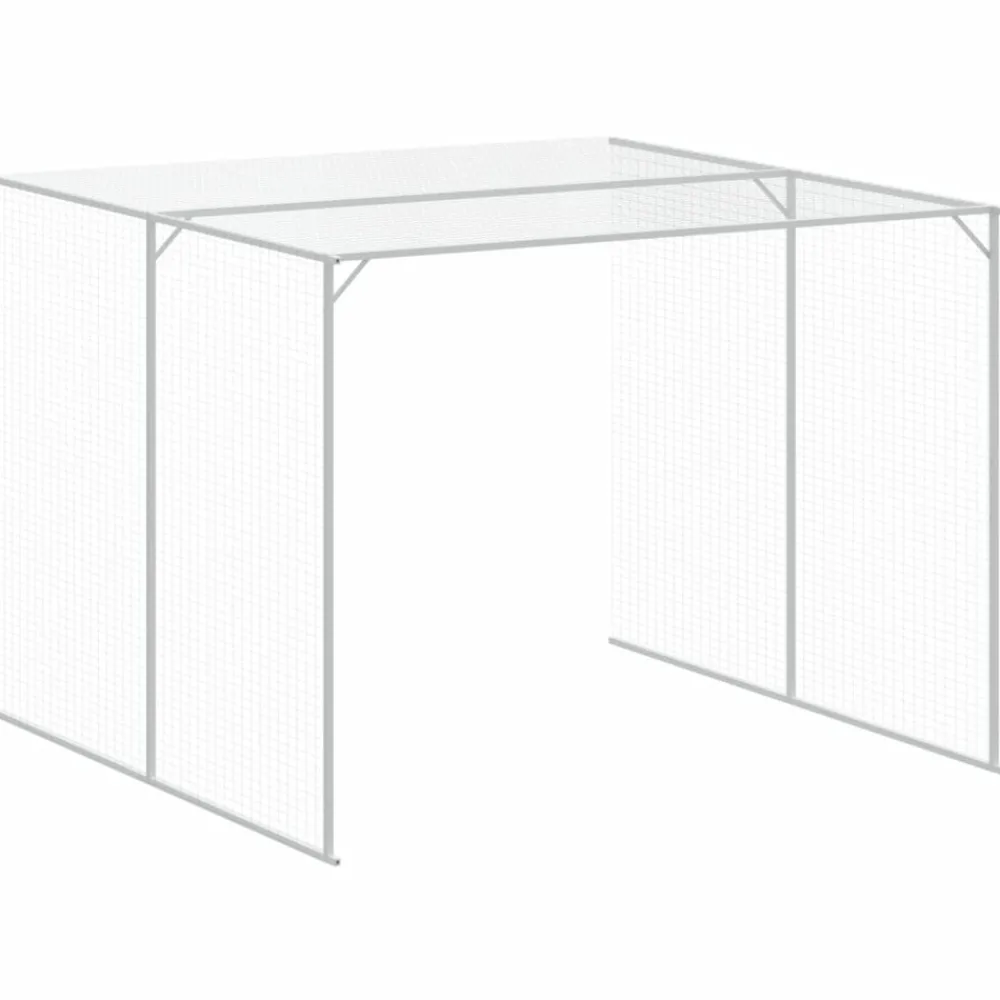 Maison Exclusive Niches, Paniers Et Transports | - Niche pour chien avec cour anthracite 214x865x181 cm