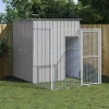 Maison Exclusive Niches, Paniers Et Transports | - Niche pour chien avec cour gris clair 165x251x181 cm