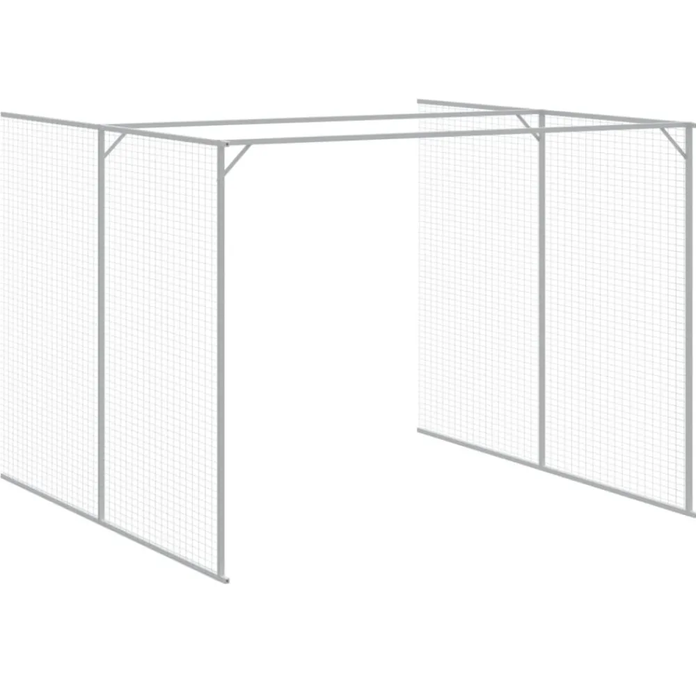 Maison Exclusive - Niche pour chien avec cour anthracite 214x865x181 cm New