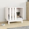 Maison Exclusive - Niche pour chien blanc 60x45x57 cm bois de pin massif Online