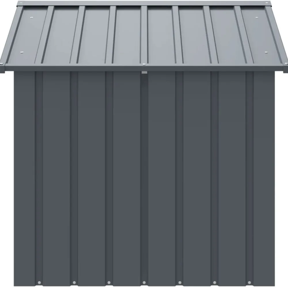 Maison Exclusive - Niche pour chien avec toit noir 117x103x102 cm acier galvanisé New