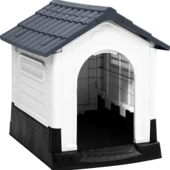 Maison Exclusive Niches, Paniers Et Transports | - Niche pour chien bleu 57x68x66 cm polypropylène