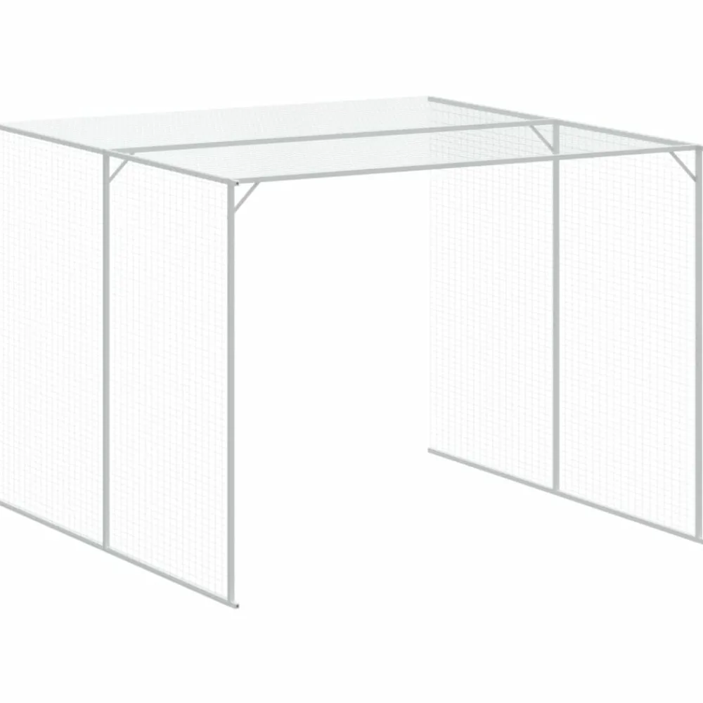 Maison Exclusive Niches, Paniers Et Transports | - Niche pour chien avec cour anthracite 214x1069x181 cm