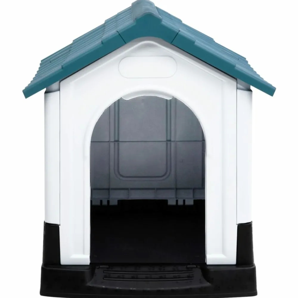 Maison Exclusive Niches, Paniers Et Transports | - Niche pour chien bleu 57x68x66 cm polypropylène
