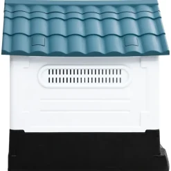Maison Exclusive Niches, Paniers Et Transports | - Niche pour chien bleu 57x68x66 cm polypropylène