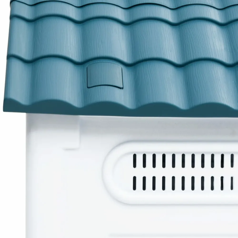 Maison Exclusive Niches, Paniers Et Transports | - Niche pour chien bleu 57x68x66 cm polypropylène