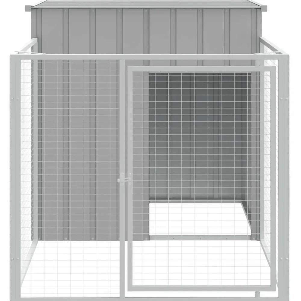 Maison Exclusive - Niche pour chien avec cour gris clair 110x201x110 cm Outlet