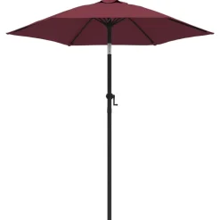 Maison Exclusive Parasols, Voiles D’Ombrage | - Parasol bordeaux 200x224 cm aluminium