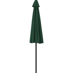 Maison Exclusive Parasols, Voiles D’Ombrage | - Parasol de balcon avec mât en aluminium vert 270x144 cm demi