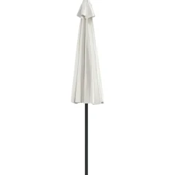 Maison Exclusive Parasols, Voiles D’Ombrage | - Parasol de balcon avec mât en aluminium sable 270x144 cm demi