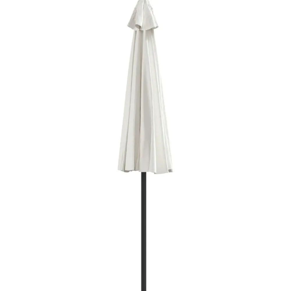 Maison Exclusive Parasols, Voiles D’Ombrage | - Parasol de balcon avec mât en aluminium sable 270x144 cm demi