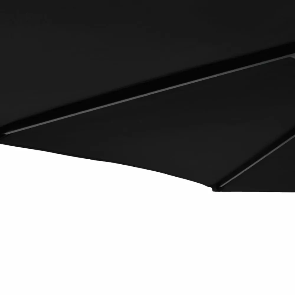 Maison Exclusive - Parasol de jardin avec mât en acier noir 225x225x212 cm Sale