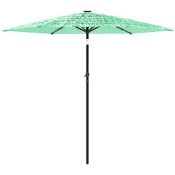 Maison Exclusive - Parasol de jardin avec mât en acier vert 268x268x226 cm Sale