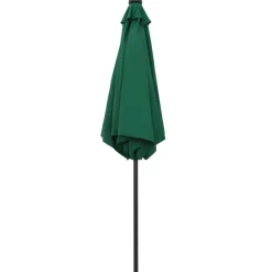 Maison Exclusive - Parasol de jardin avec lumières led et mât en aluminium vert New