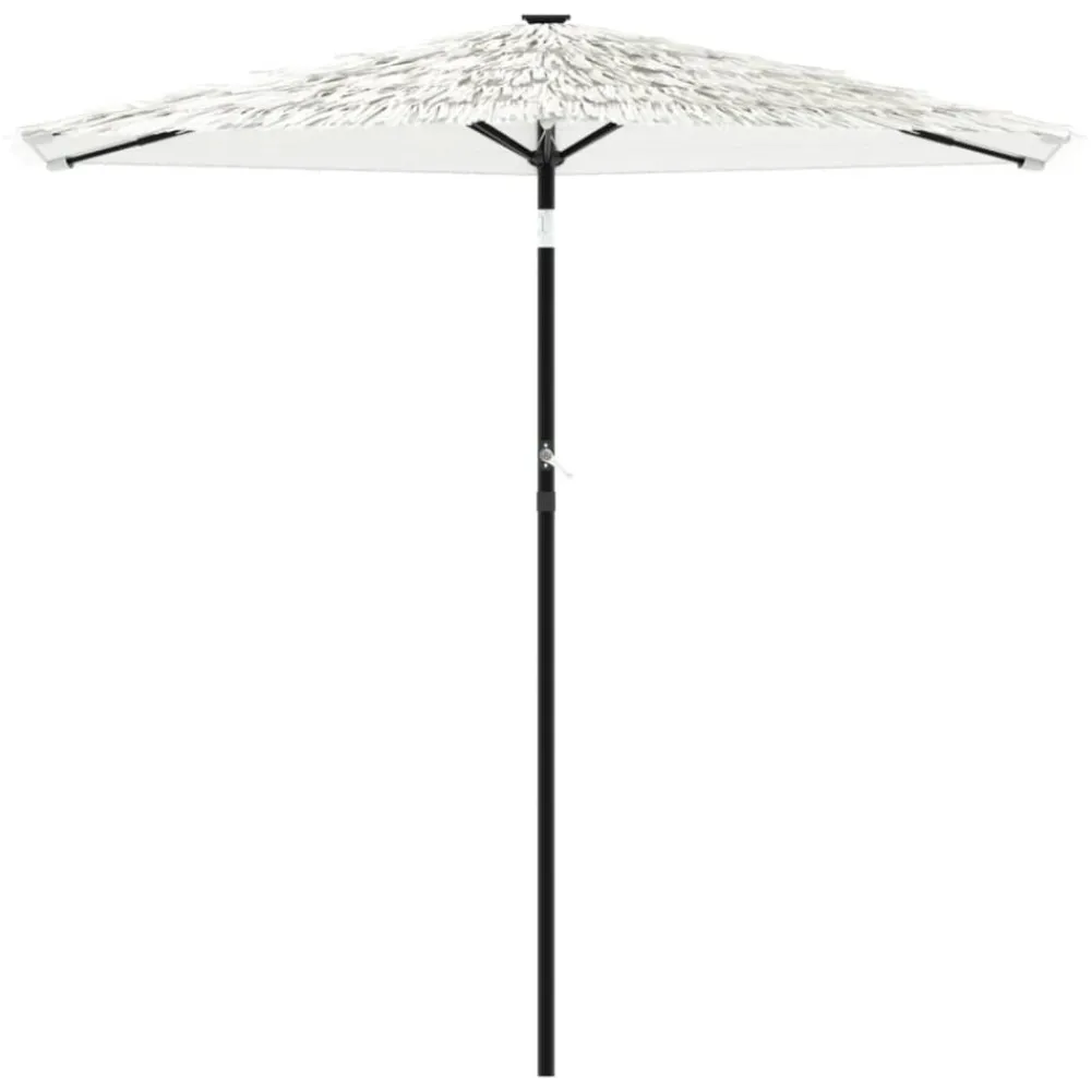 Maison Exclusive - Parasol de jardin avec mât en acier blanc 268x268x226 cm Best