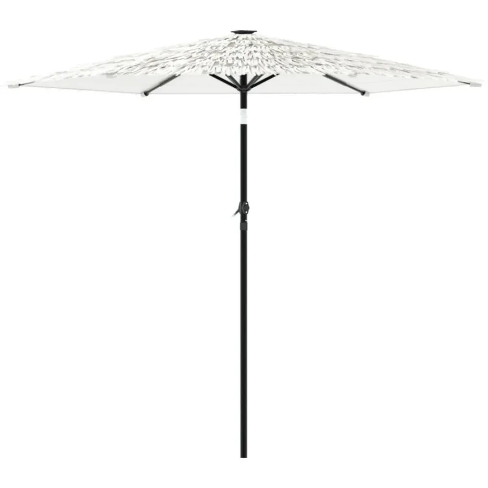 Maison Exclusive - Parasol de jardin avec mât en acier blanc 268x268x226 cm Best