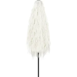 Maison Exclusive - Parasol de jardin avec mât en acier blanc 268x268x226 cm Best