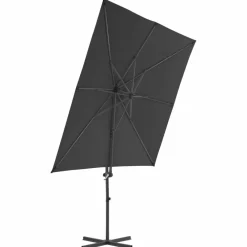 Maison Exclusive - Parasol de jardin avec base portable anthracite Discount
