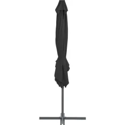 Maison Exclusive - Parasol de jardin avec base portable anthracite Discount