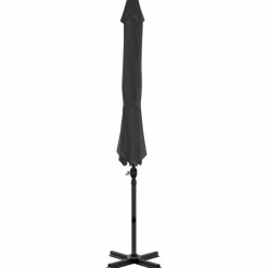 Maison Exclusive - Parasol de jardin en porte-à-faux et poteau en aluminium Discount