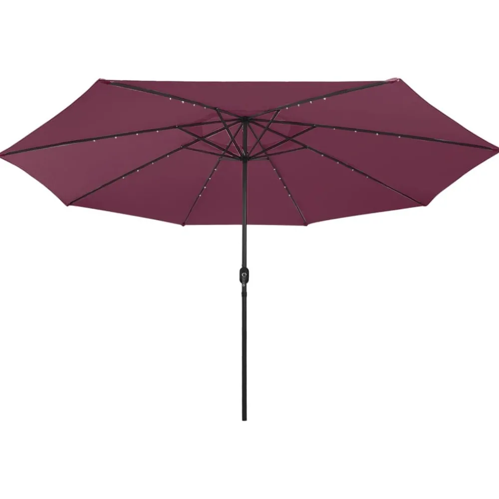 Maison Exclusive Parasols, Voiles D’Ombrage | - Parasol de jardin à 3 niveaux avec mât en aluminium vert