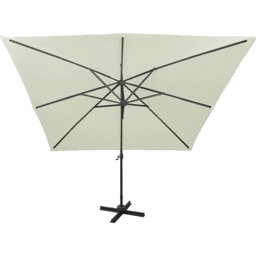 Maison Exclusive Parasols, Voiles D’Ombrage | - Parasol de jardin avec mât en bois bleu 200x300 cm