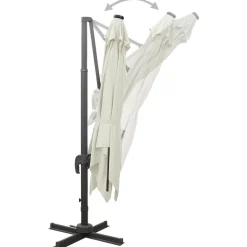 Maison Exclusive Parasols, Voiles D’Ombrage | - Parasol de jardin avec mât en bois bleu 200x300 cm