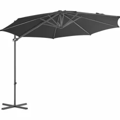 Maison Exclusive - Parasol de jardin avec base portable anthracite Hot