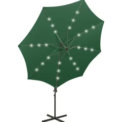 Maison Exclusive Parasols, Voiles D’Ombrage | - Parasol de jardin avec mât en acier sable 180 cm