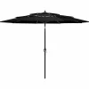 Maison Exclusive Parasols, Voiles D’Ombrage | - Parasol de jardin avec mât en acier marron 288x288x225 cm