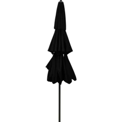 Maison Exclusive Parasols, Voiles D’Ombrage | - Parasol de jardin avec mât en acier marron 288x288x225 cm