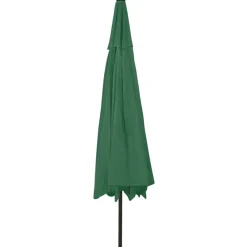 Maison Exclusive Parasols, Voiles D’Ombrage | - Parasol de jardin en porte-à-faux avec lumières led terre cuite