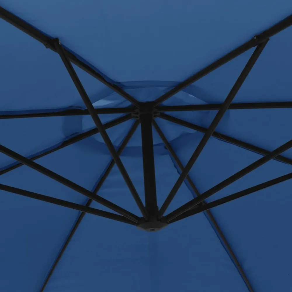 Maison Exclusive Parasols, Voiles D’Ombrage | - Parasol de jardin avec mât en métal 390 cm terre cuite